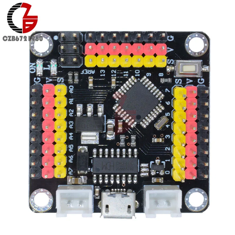Плата микроконтроллера CH340 CH340G TTL USB NANO V3.0 Atmega328 Pro плата Atmega328P для Arduino IIC I2C SPI|board for
