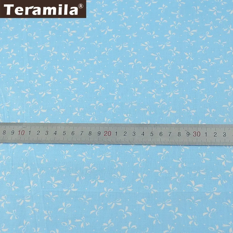 Teramila DIY для кукол Скрапбукинг Tela хлопковая простая ткань с бантом дизайн Небесно