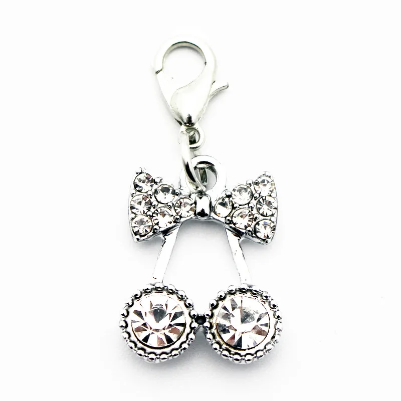 Новое поступление 20 шт./лот вишневые Подвески с кристаллами подвеска