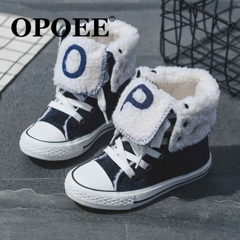 Высокое детская одежда из хлопка обувь для мальчиков осенние и зимние модели
