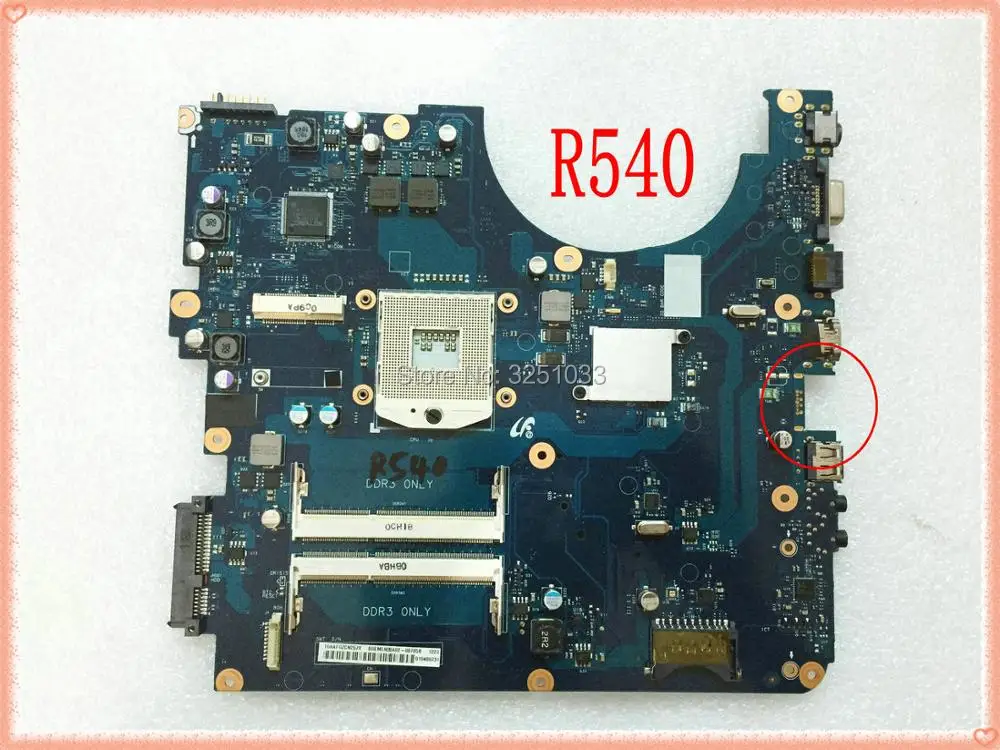 BA41-01219A модель BREMEN-C BA41-01220A BA41-01218A BA92-06381B BA92-06381A для samsung NP-R540 R540 P530 Материнская плата ноутбука HM55