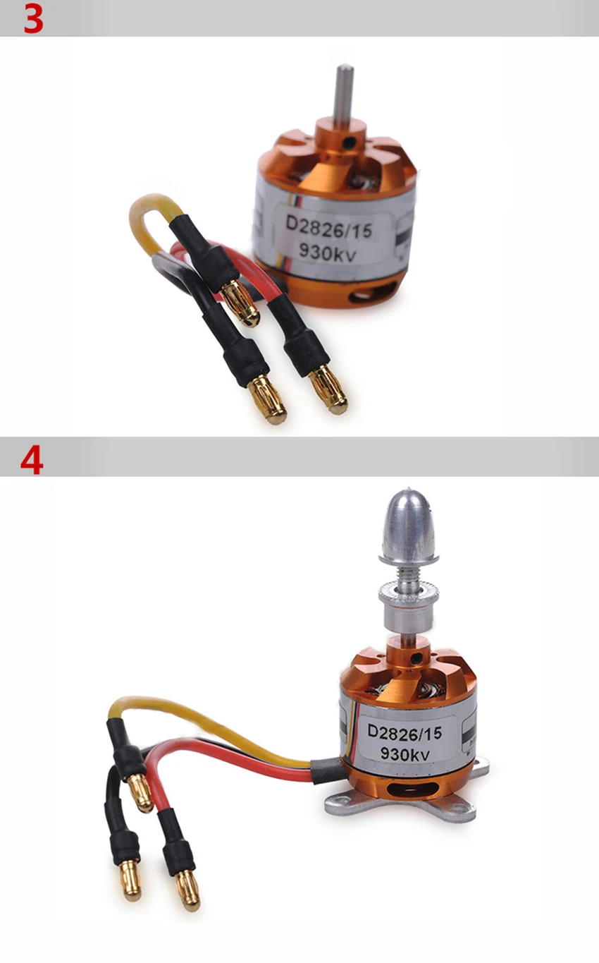 1 компл. D2826-15 бесщеточный двигатель 930KV 275 Вт Мини DIY высокая скорость двигатель для самолетов модель самолета, четыре оси Летающие шахматы модель