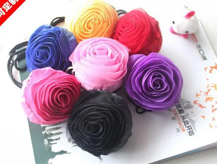 Объемные сумки для хранения дома с розами многоразовая сумка покупок