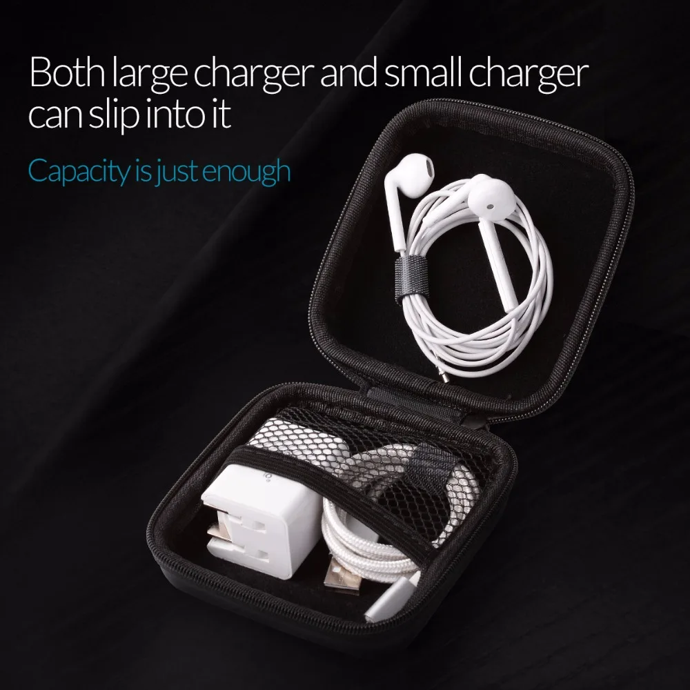 Чехол для наушников ORICO портативный чехол хранения наушников|earphone accessories|headset