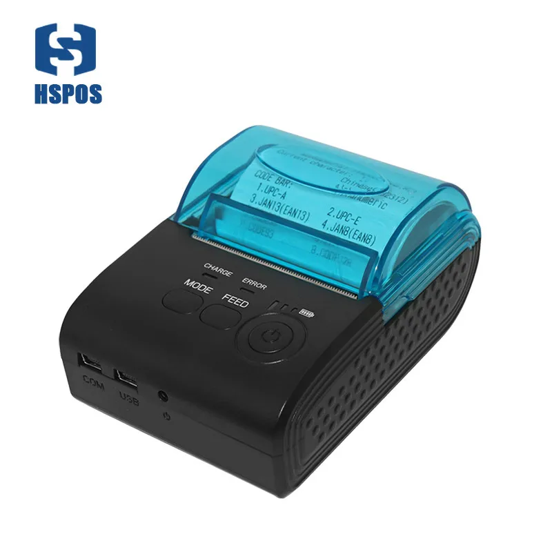 Pos58 Android pos Билл мобильный аккумуляторная термопринтер с большим хранения и Тесты