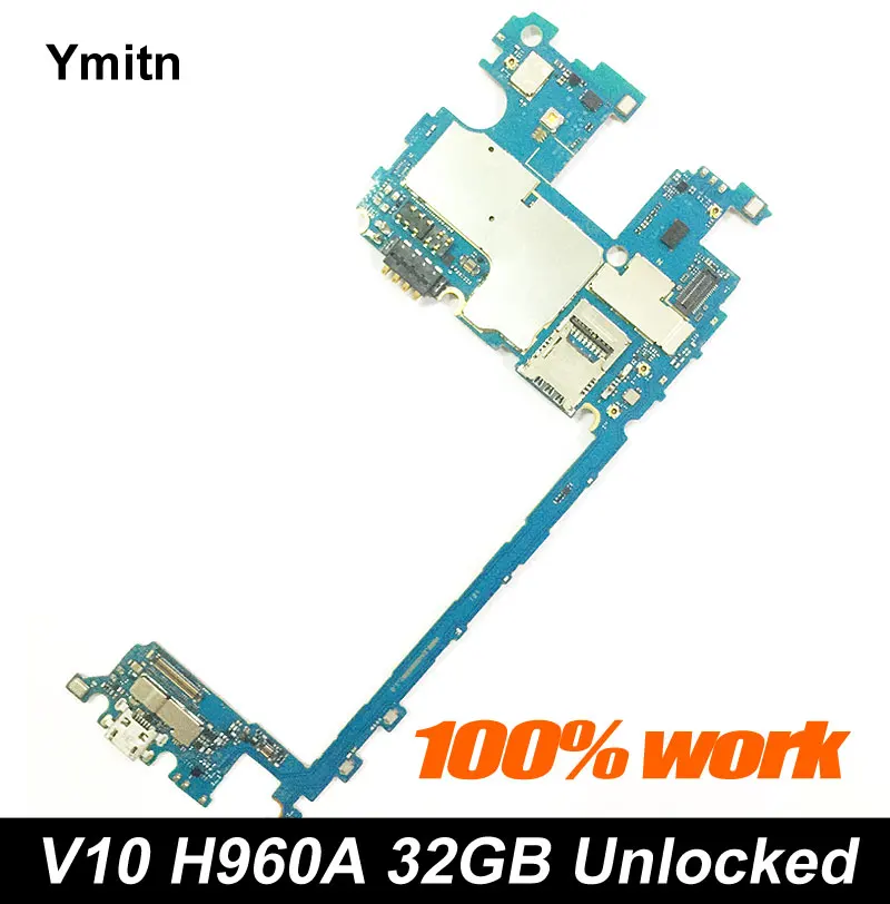 Unlocked Ymitn Mobile Electronic panel mainboard Motherboard Circuits Flex Cable With Firmware For LG V10 H960A H960 32GB
