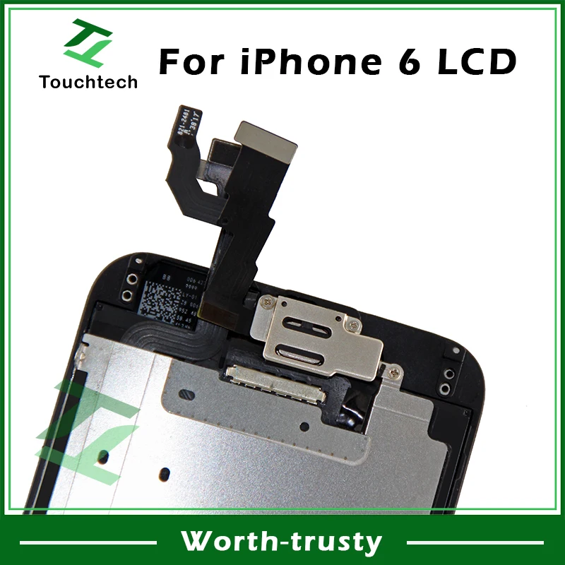 ЖК-дисплей и дигитайзер сенсорного экрана в сборе для Pantalla iPhone 6 с фронтальной