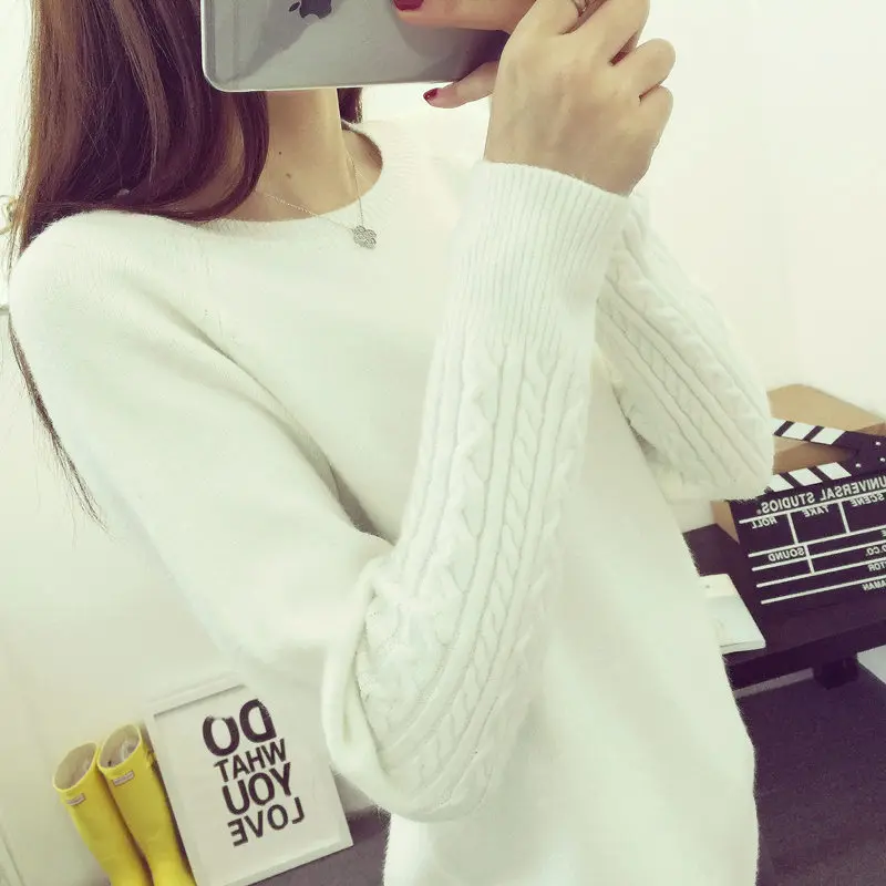 2019 Women Sweaters And Pullovers Hot Sweater Winter turtleneck sweater twisted thickening slim pullover OH100 | Женская одежда