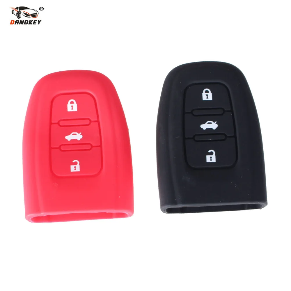 DANDKEY 3 кнопочный телефон для Audi B6 B7 B8 A4 A5 A6 A7 A8 Q5 Q7 R8 TT S5 S6 S7 S8 SQ5 RS5 умный доступ без