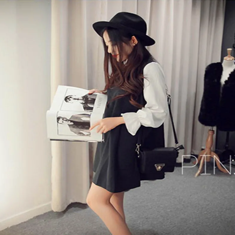 Свободное платье для беременных по специальной цене на весну и осень женская