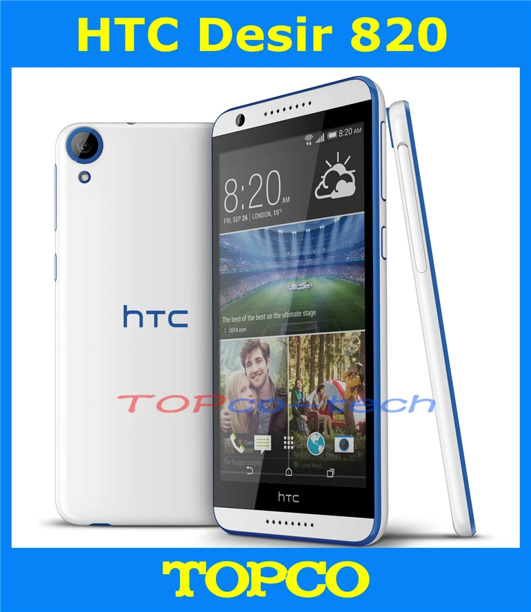 HTC Desire 820 Dual SIM Оригинальный разблокирована Android Quad-Core мобильный телефон 5.5 &quot13MP WI-FI