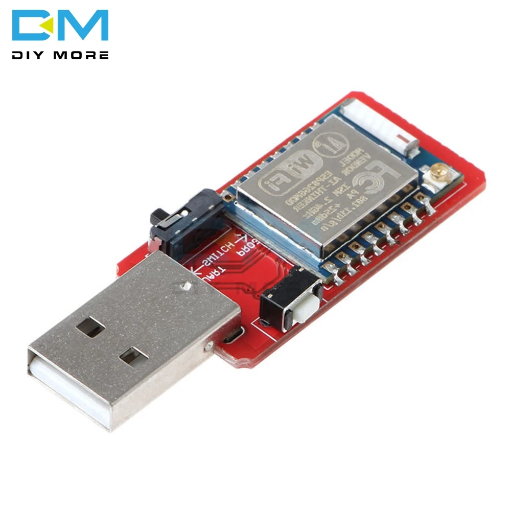 Белый CH340 CH340G USB к TTL ESP8266 ESP-07 ESP07 WiFi беспроводной макетный модуль антенна к TTL модуль драйвера 4,5 V-5,5 V - Цвет: Белый