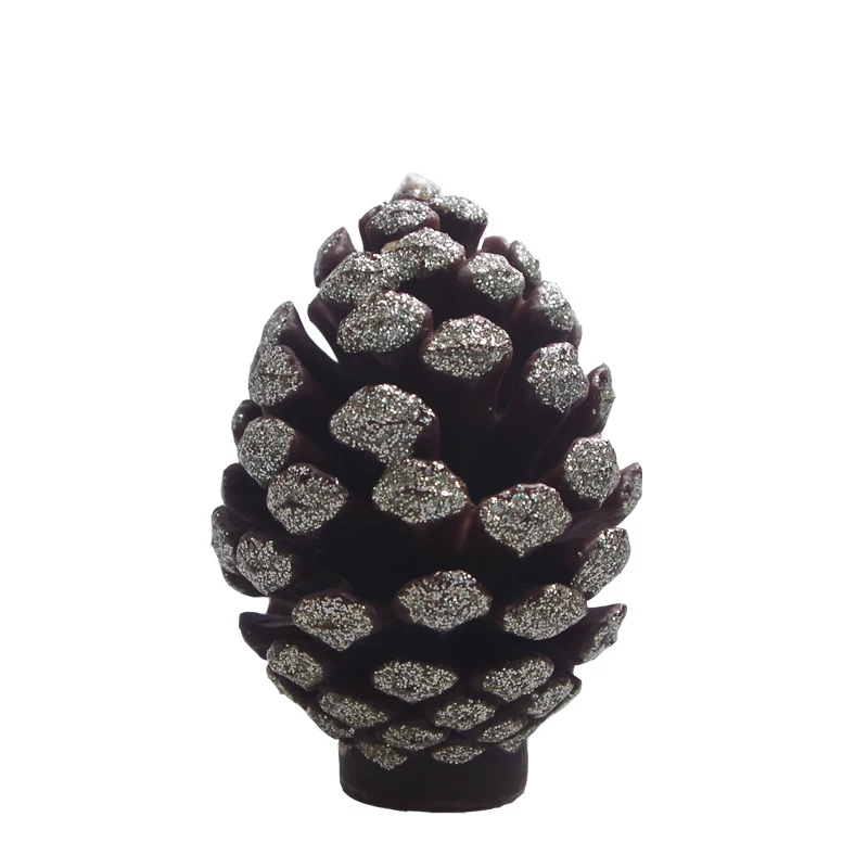НОВАЯ РОЖДЕСТВЕНСКАЯ Прозрачная форма для свечей pinecone силиконовая мыла