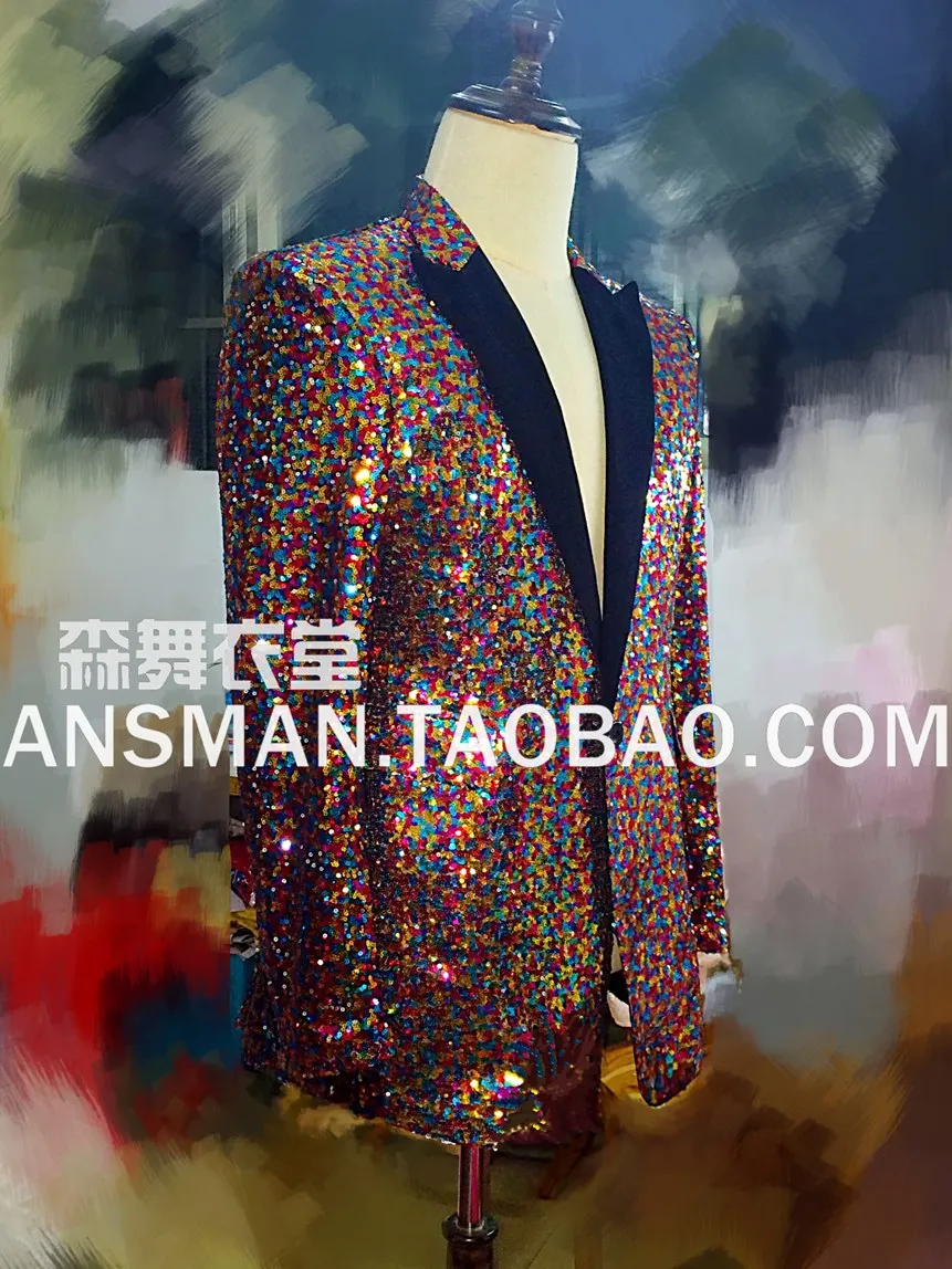 S-5xl Новый 2021 для мужчин тонкий моды Dj I Love Mama Топ супер флэш-памяти цветной костюм с