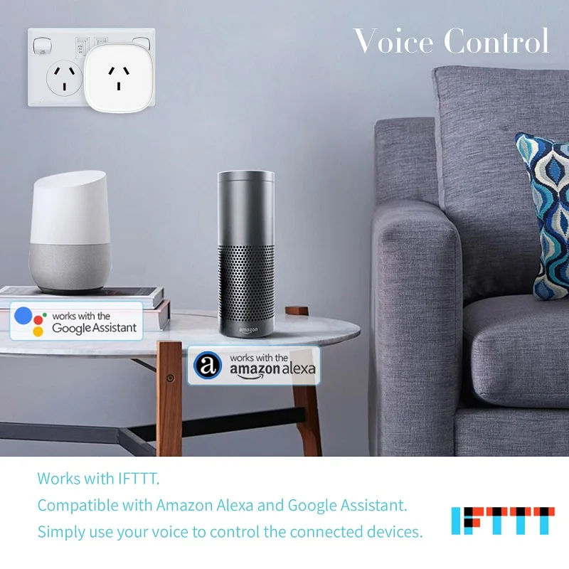 Meross MSS310AU Смарт Wi Fi устройство совместимо с Amazon Alexa Google Assistant дистанционное