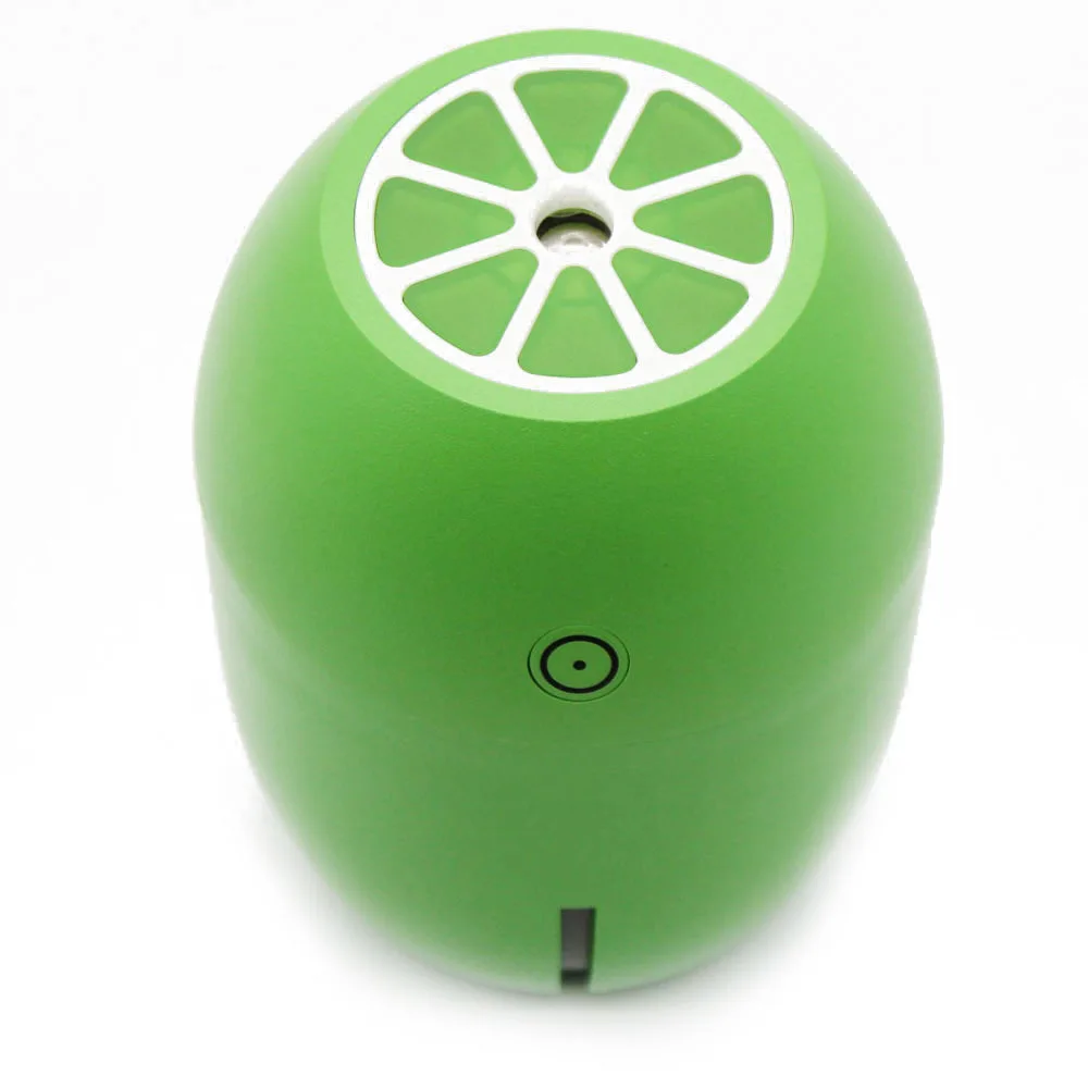Humidifier USB Portable Lemon 180ml LED Night Light Ultra Quiet Air Purifier Car Travel Office Funny Green Mini Grenn