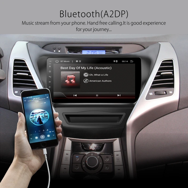 PX6 4 + 64G Android 9 0 автомобильный Радио мультимедийный плеер навигация gps для Hyundai Elantra
