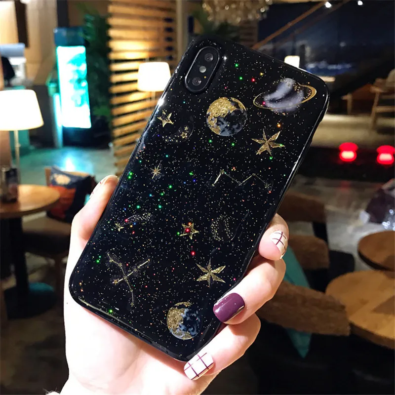 Чехол Ashion с блестками для iphone 7 6 6s 8 Plus X Xr Xs Max прозрачный мягкий Силиконовый ТПУ