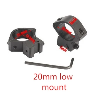 11mm low mounts Снайпер 4x32 AOE охотничий прицел тактический оптический прицел полный размер Mil-Dot оборудование RG проволока сетка для винтовки прицел страйкбол - Цвет: 11mm low mounts