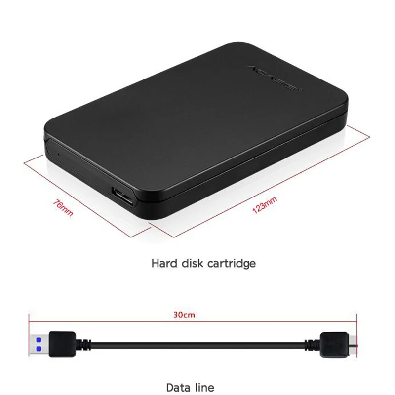 Acasis 2,5 дюймов портативный внешний жесткий Hdd чехол Usb3.0 2,5 дюймов Sata Ssd мобильный жесткий диск адаптер
