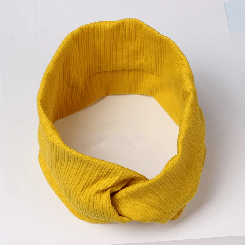 1pcs Women Headband New Turban Headwraps Girls Makeup Winter Screw Thread Elastic Hair Band Twisted Knotted Accessories |