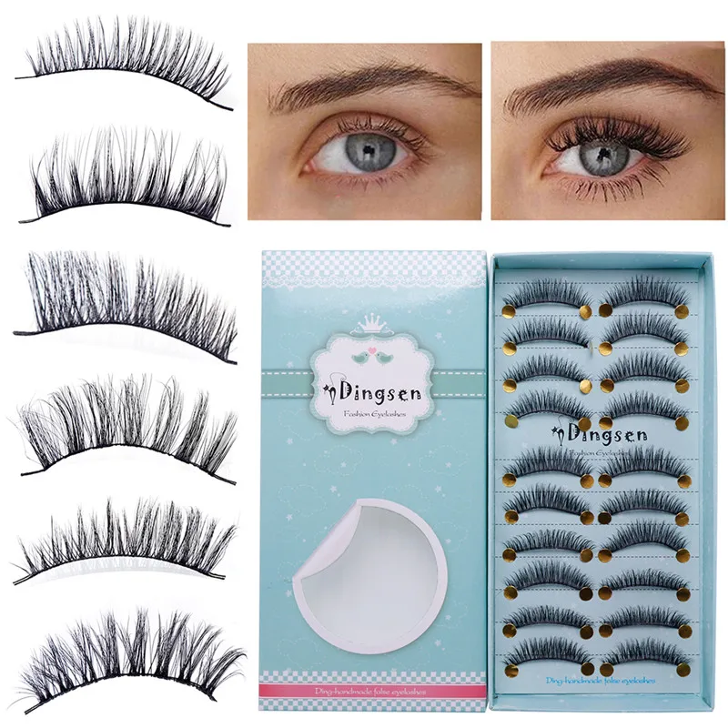 3D ресницы норковые Роскошные ручной работы средней громкости безжалостные