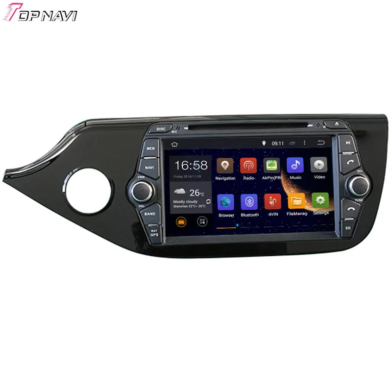 

TOPNAVI 8'' Quad Core Android 6.0 Car DVD Play for KIA CEED 2012- Autoradio GPS Navigation Audio Stereo