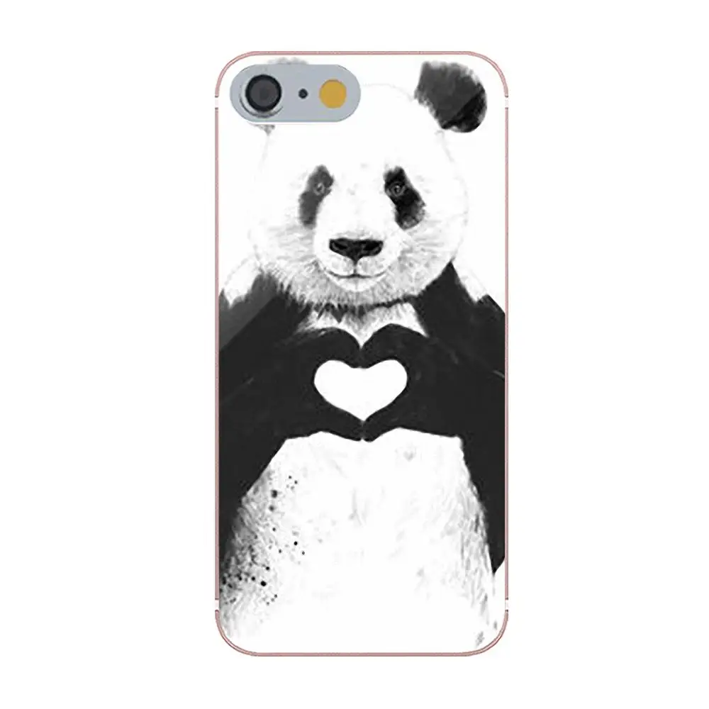 Fashion Animals Cat Dog Pug Deer Panda Print For Apple iPhone 4 4S 5 5C 5S SE 6 6S 7 8 Plus X | Мобильные телефоны и