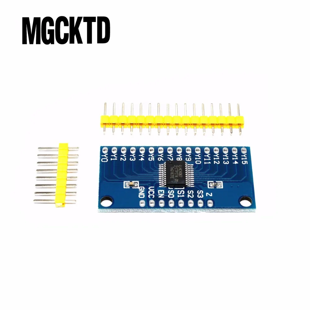 Высокоскоростной 16-канальный аналоговый мультиплексор Megmoki CD74HC4067 CMOS