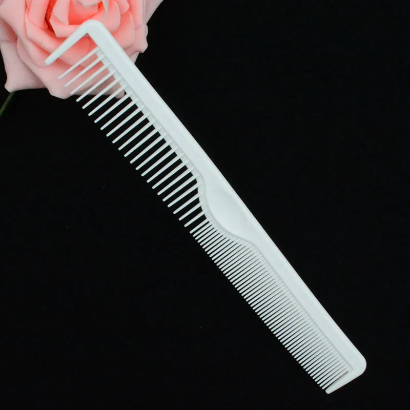 Профессиональный триммер для волос углеродный гребень парикмахер белый
