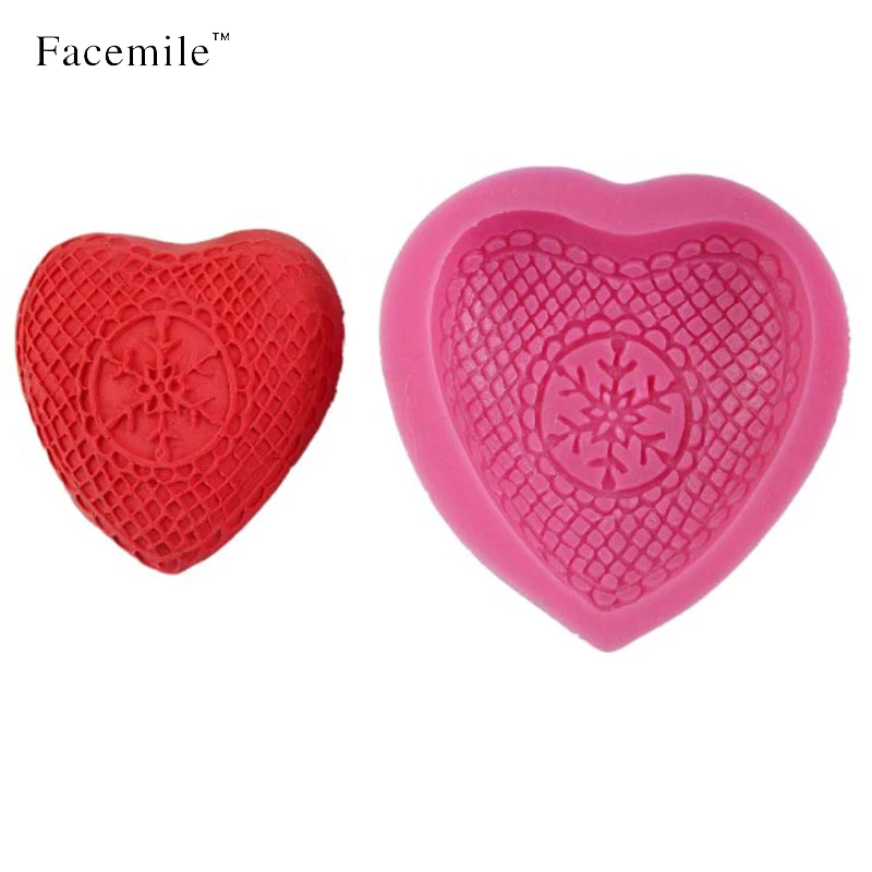 Силиконовая форма в форме сердца для конфет и шоколада на День святого Валентина
