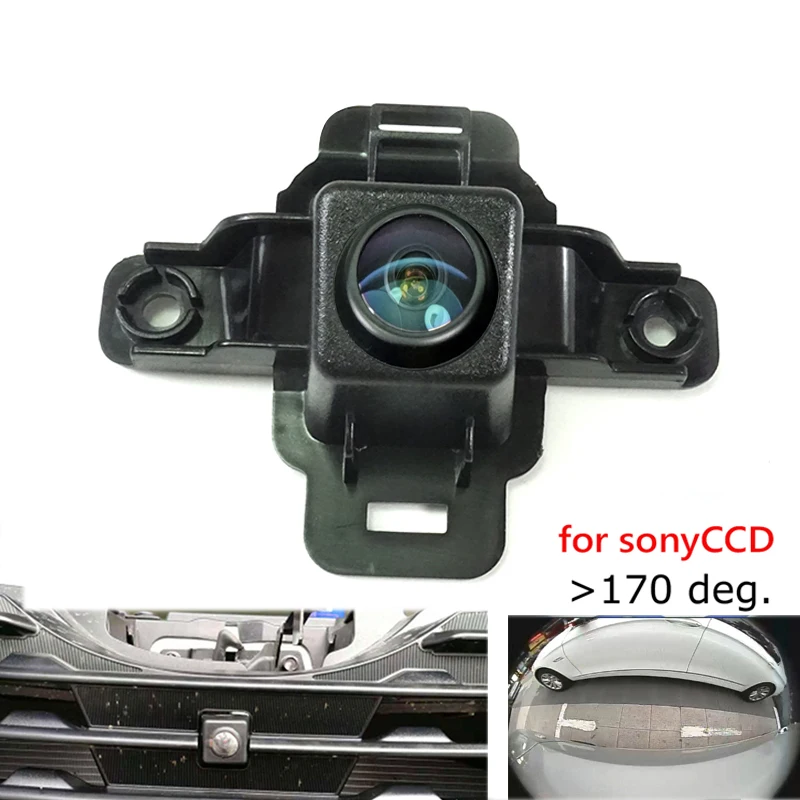 180deg CCD HD Автомобильная Передняя Фирменная камера с логотипом для Subaru Forester передняя решетка камеры вид спереди положительная камера широкий угол