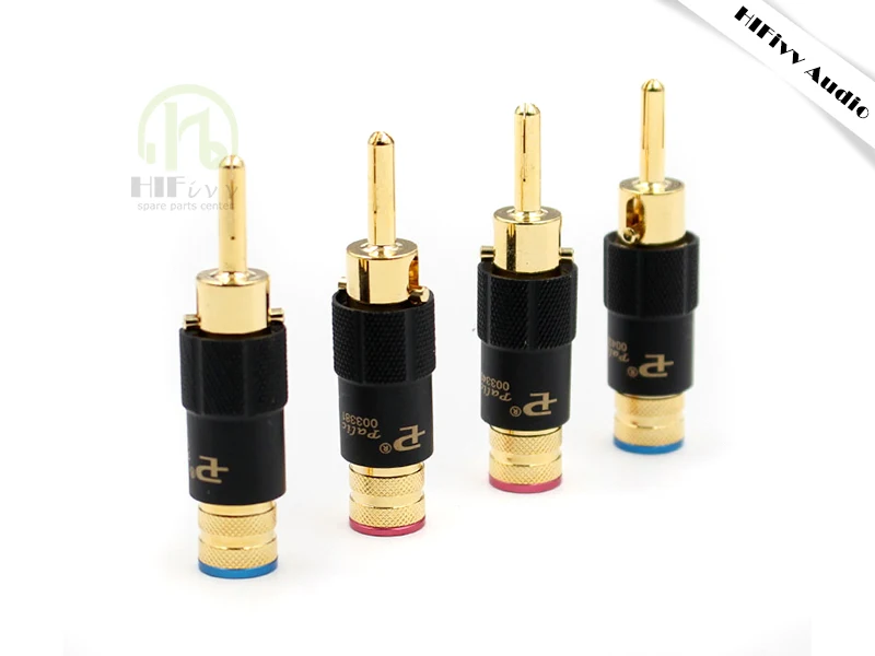 Hifivv аудио hifi динамик разъем PAILic HIFI банан высокой чистоты медь 100%|Усилители