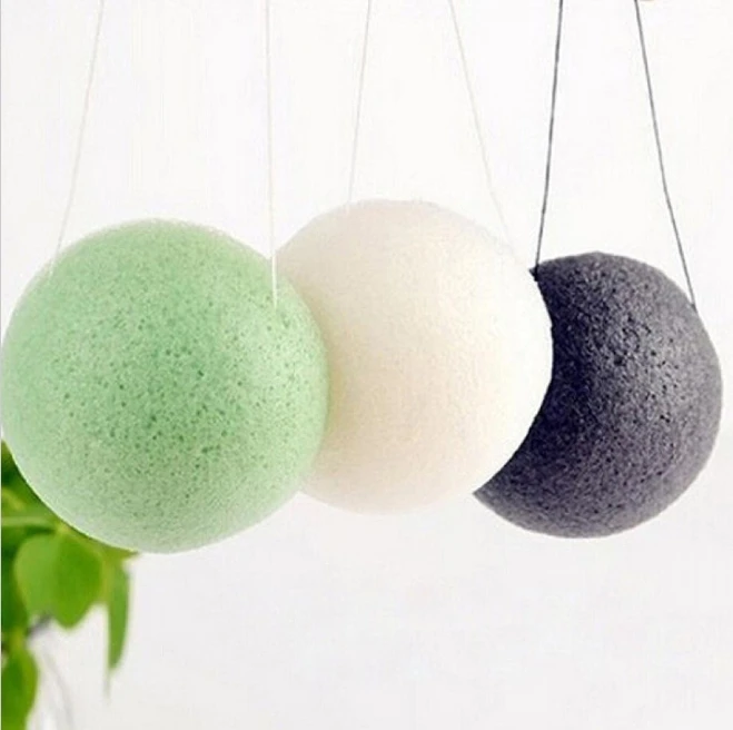 Natural Konjac Konnyaku Facial Cosmetic Puff Face Powder Cleanse Washing Exfoliator Cleansing Makeup Sponge Random Color |