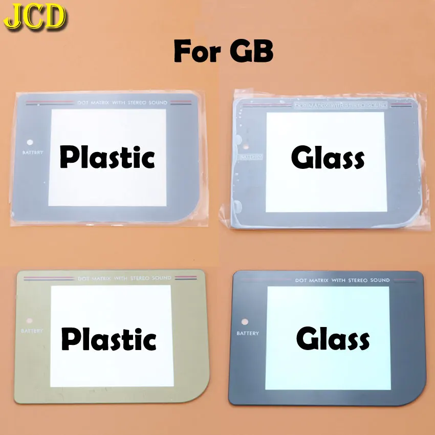 JCD 1 шт. новые стеклянные пластиковые экранные линзы Крышка для Nod Gameboy классические линзы GB протектор