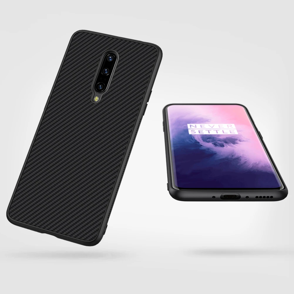 Чехол для Oneplus 7 pro чехол из синтетического волокна NILLKIN жесткий высокого качества
