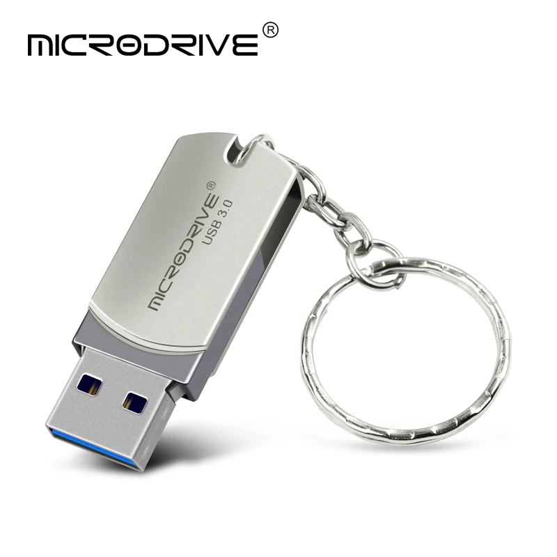 USB 3,0 Металлический флеш-накопитель 32 Гб 64 Гб 128 ГБ вращающийся флеш-накопитель Водонепроницаемая usb ручка 16 Гб высокоскоростная USB3.0 карта памяти
