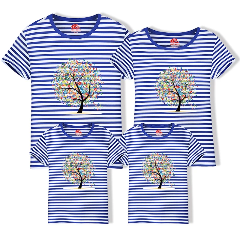 Новинка 2019 Семейные комплекты повседневная одежда для родителей и детей семьи