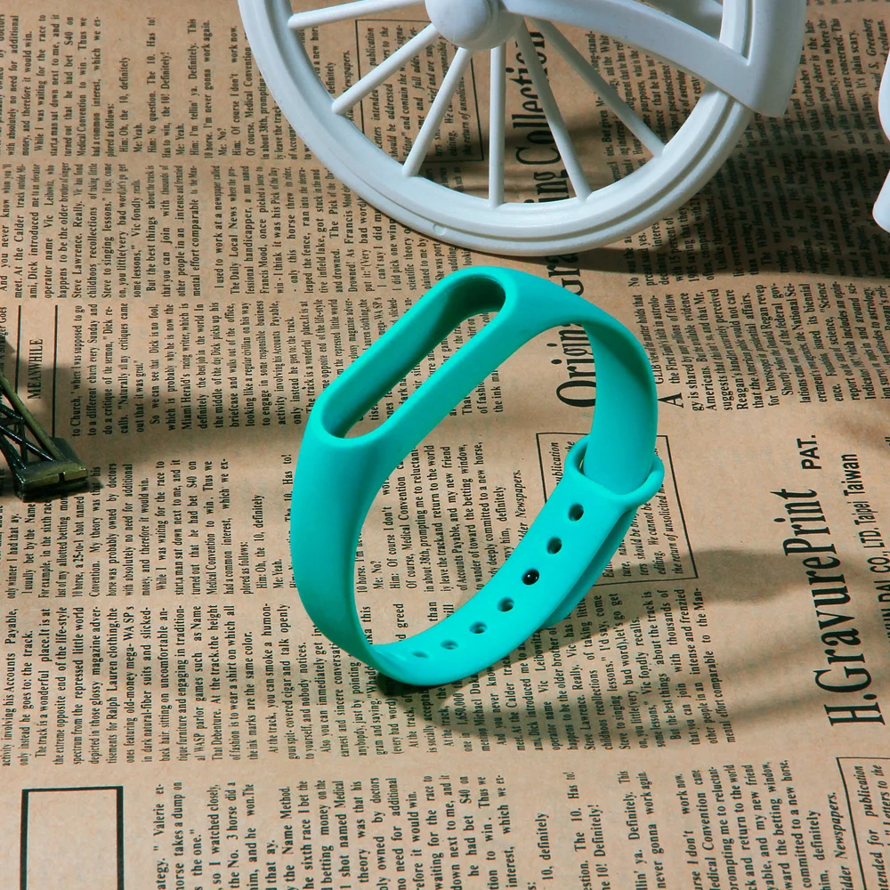 Цветной силиконовый ремешок для браслета сменный оригинального Miband 2 Xiaomi Mi band