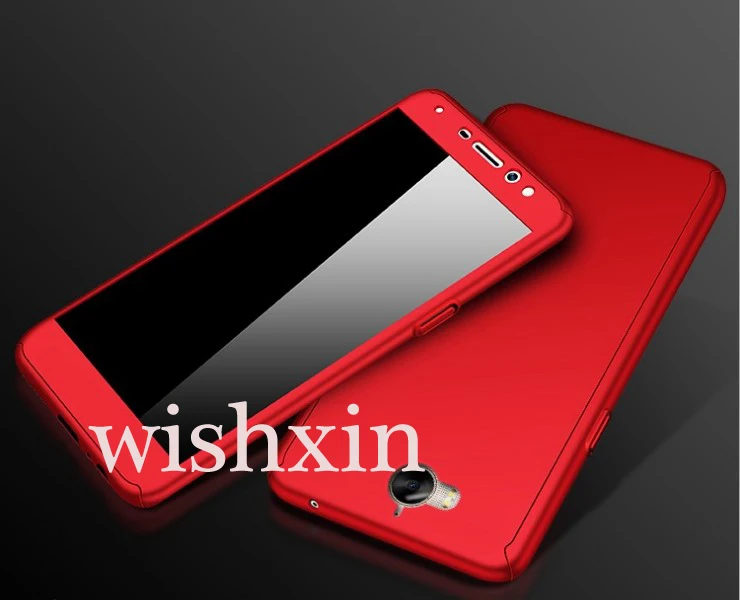 Чехол с полной защитой для Huawei Y6 2017 чехол закаленным стеклом Y5 г. 6 с. |Бамперы| |