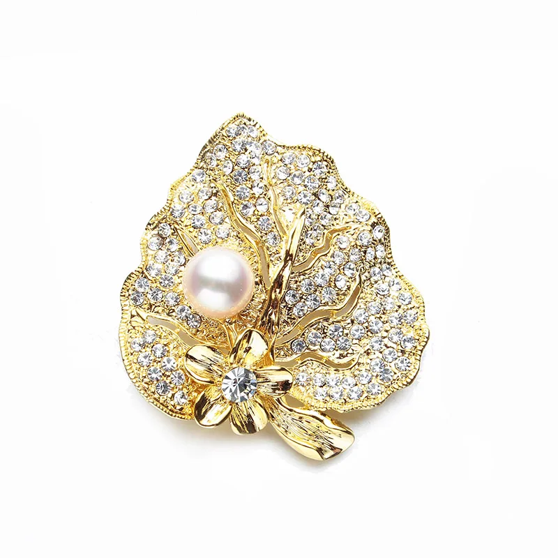 Броши ручной работы подвески двойного назначения из натурального барочного