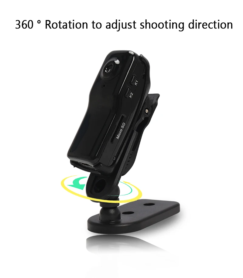 Мини спортивная камера DV DVR 960P 720P HD DVR инфракрасная камера ночного видения маленькая камера для прогулок на велосипеде видео аудио рекордер черный