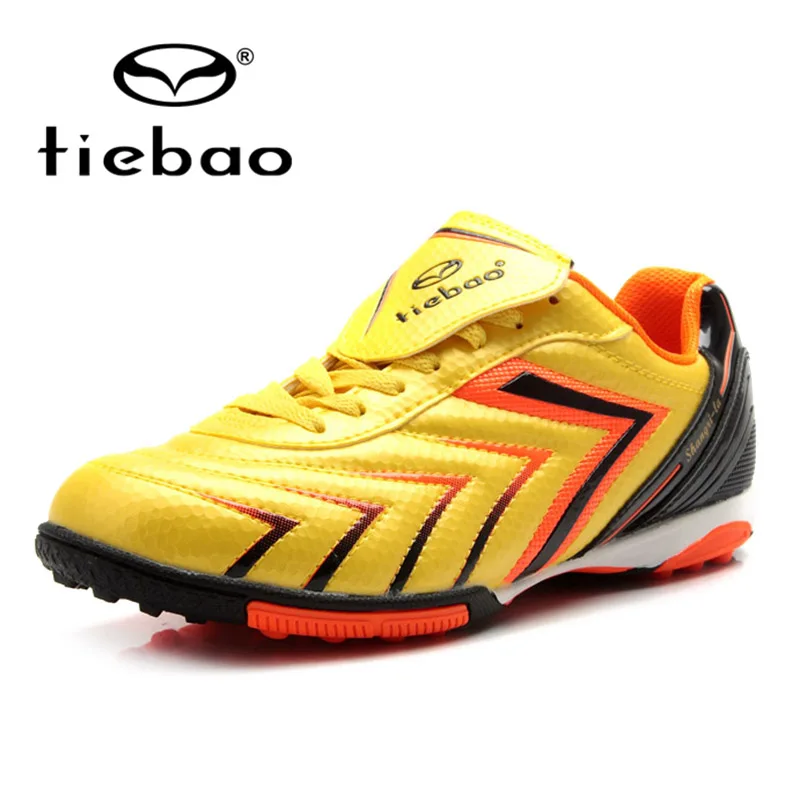 TIEBAO Kids Football Boots Boys TF Soles Football Shoes Turf Soccer Shoes Kids Sneakers Artificial Grass Soccer Shoes Kids