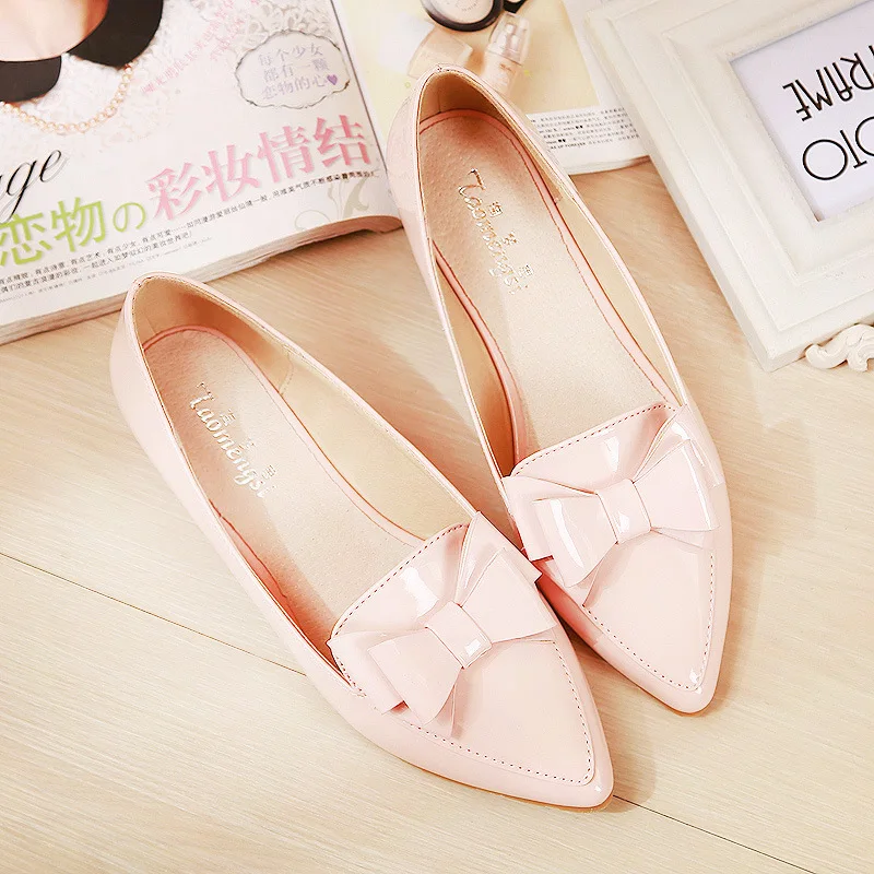 Женские туфли с бантом бабочкой Taomengsi зимняя обувь универсальные 2021|ladies shoes|shoes