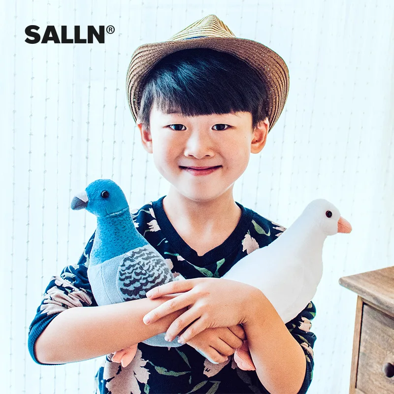 28 см милый голубь плюшевая игрушка супер мягкая птица Имитация животных Детская