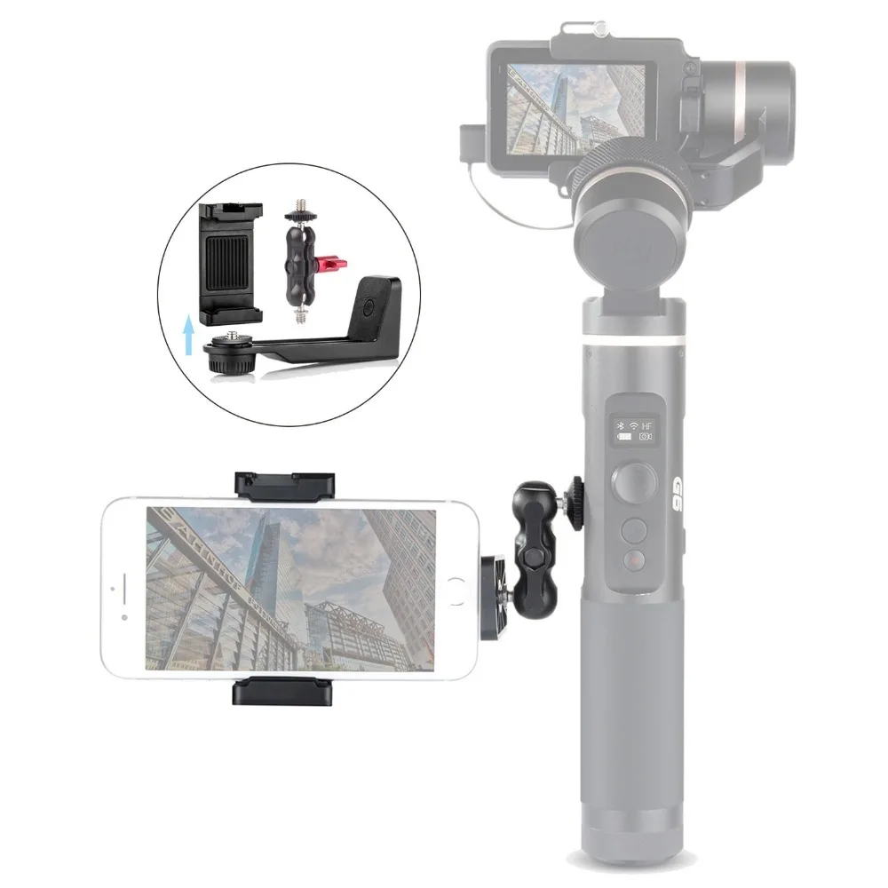 Feiyu G6 Plus 3-Axis брызгозащищенное карданный стабилизатор для экшн-камеры Gopro Hero 6/5/4 действие Камера/беззеркальных/цифровой Камера s/смартфонов