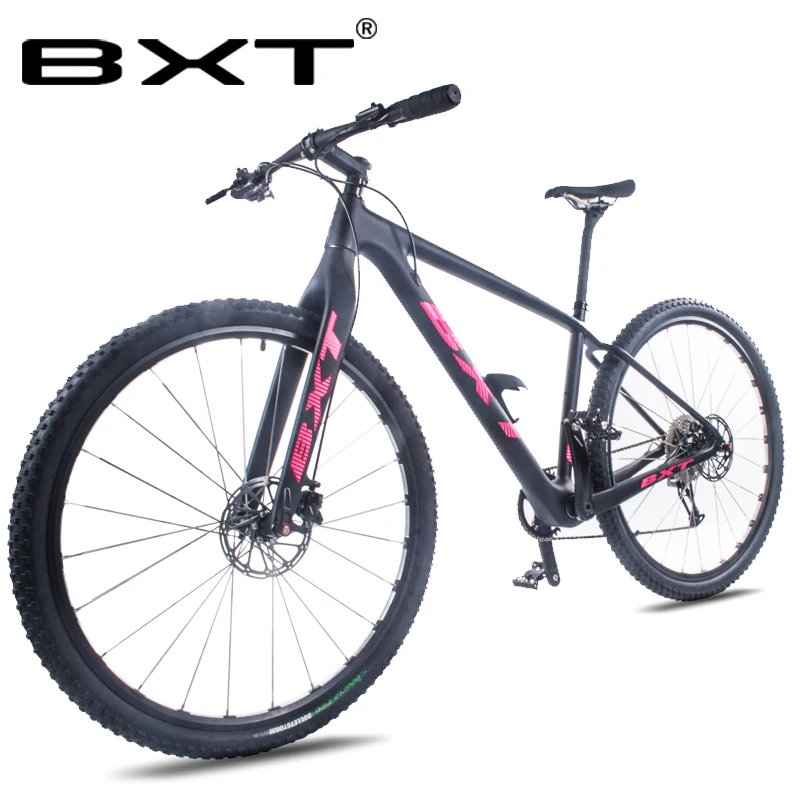 BXT 29 дюймов велосипед новый полный углеродный горный 29er сквозная ось рама 11*1