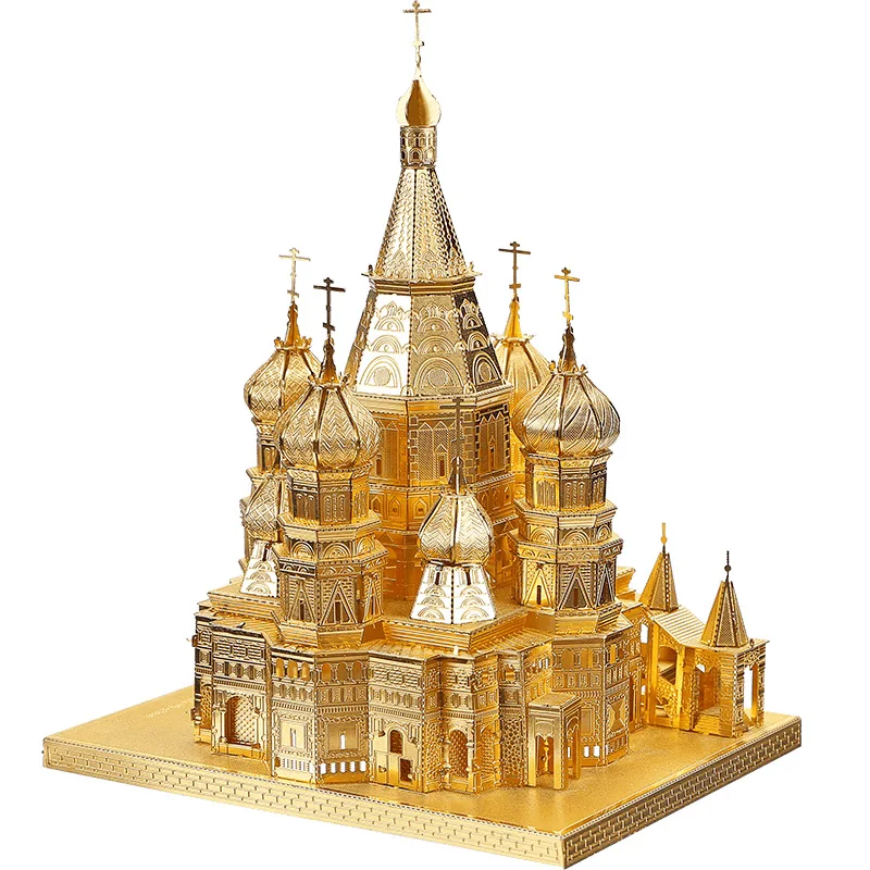 Piececool ST Basils Соборная Строительная Архитектура DIY 3D металлическая головоломка