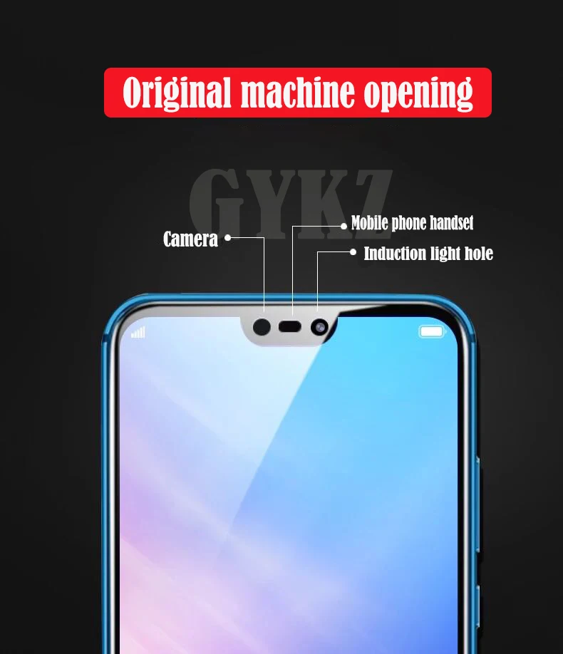 GYKZ Лидер продаж с уровнем твердости 9 H полное покрытие закаленное Стекло для huawei Nova3 3i Экран протектор для huawei Nova3i Nova4 защитный Стекло пленка
