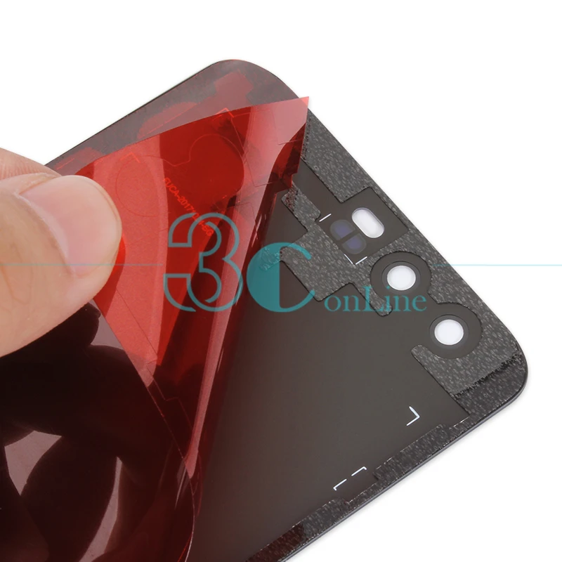 Для Huawei Honor 9 Задняя крышка батареи Стекло + PC пластик Honor9 корпус двери с 3 м клей